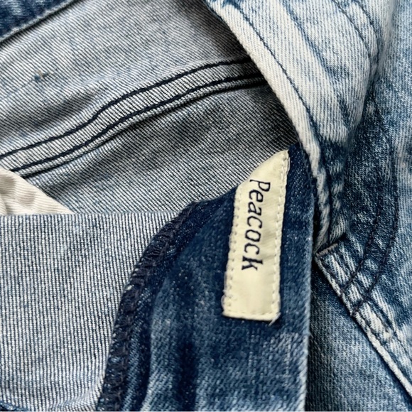 Scotch & Soda Denim Jeans Mens 32x32 Skim Peacock Stretch Button Fly Blue Washed - Picture 6 of 8